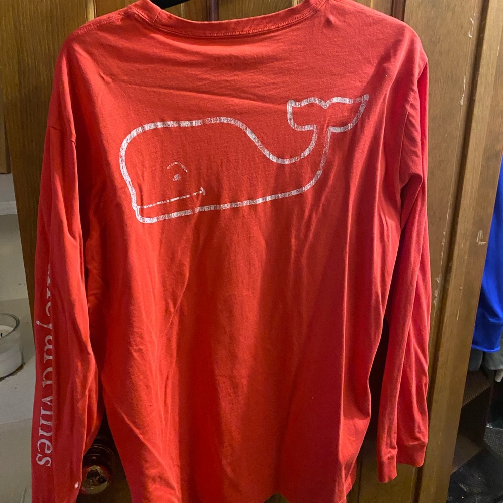 Vineyard Vines red long sleeve